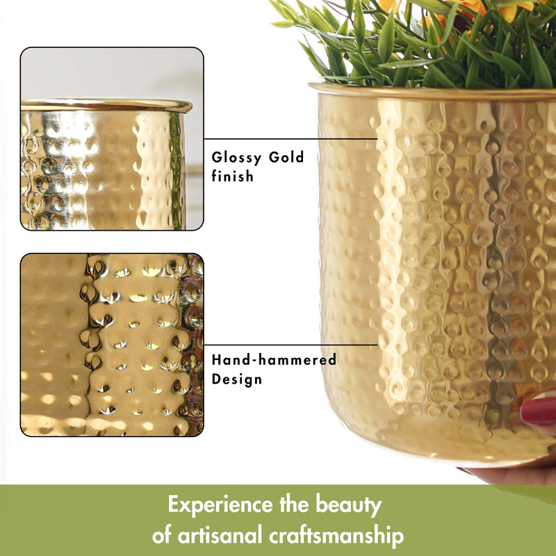 Aluvia Metal Planter - Set Of Two media 6