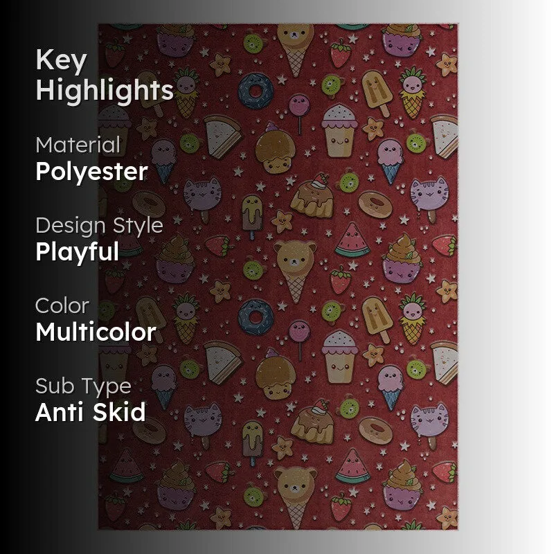 Zeyna Whimsy Anti-Skid Carpet media 2