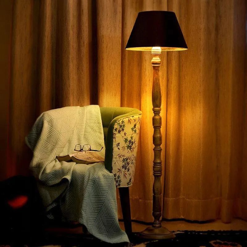 Black Taper Norfolk Floor Lamp media 1