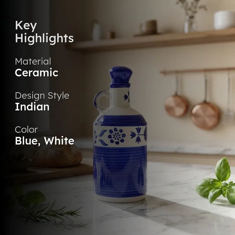 Farmhouse Ceramic Oil Dispenser - 1000 mL media 2