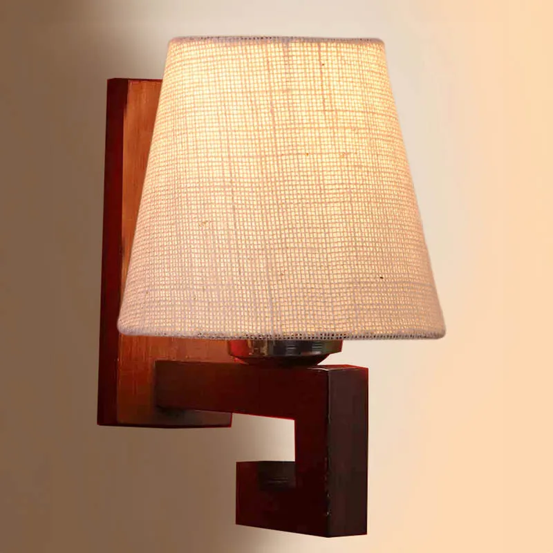 Avian Conical Wooden Wall Lamp media 4