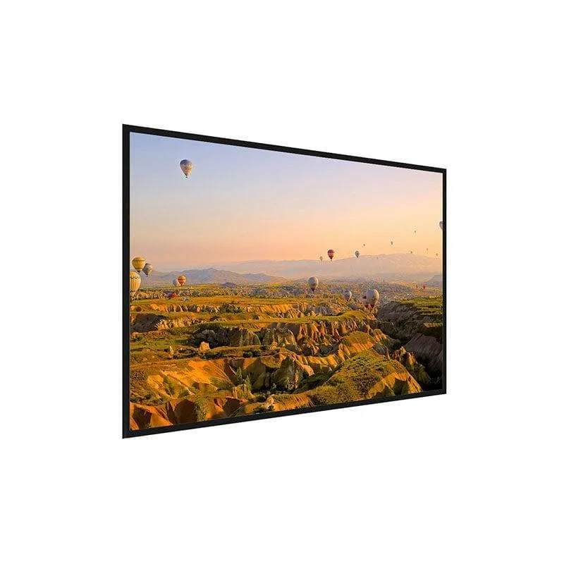 Hot Air Balloons Canvas Wall Painting - Black Frame media 3