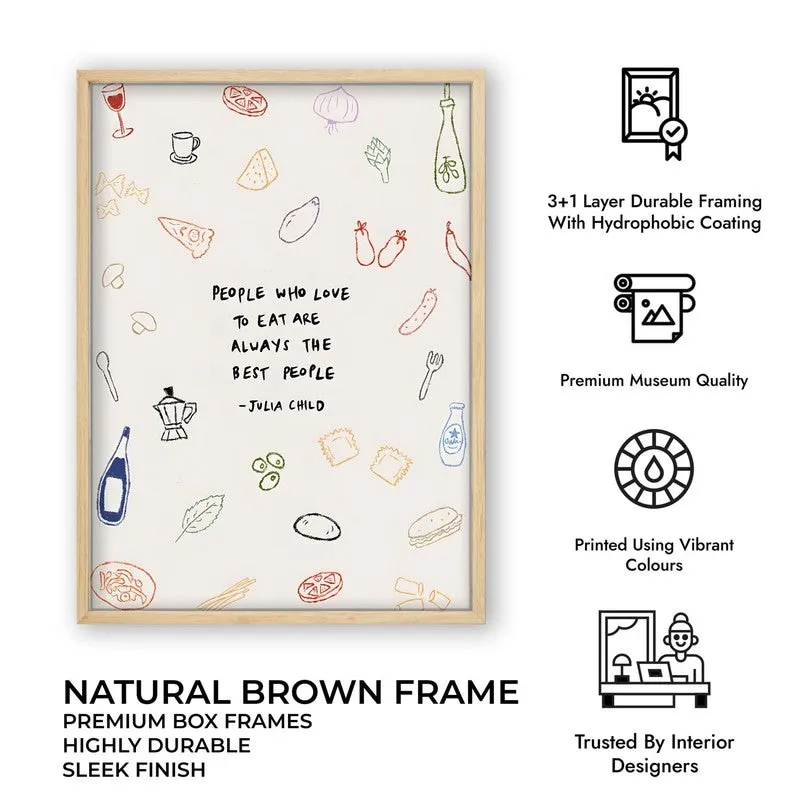 Fizz Feast Archival Canvas Wall Art - Brown media 10