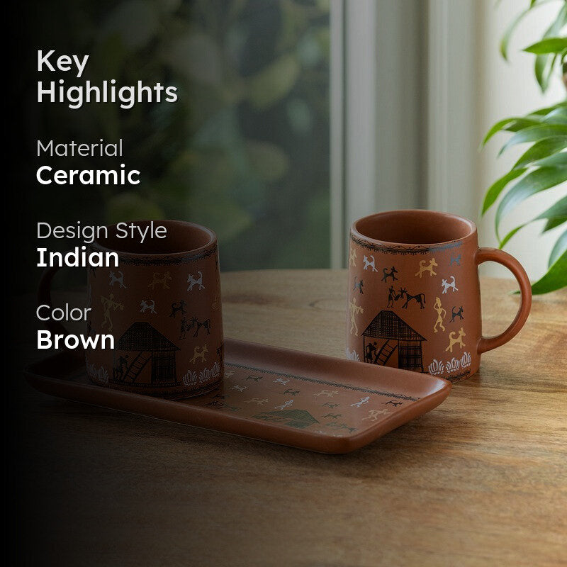 Harmony Ceramic Coffee Mug (300 mL Each) - Three Piece Set media 2