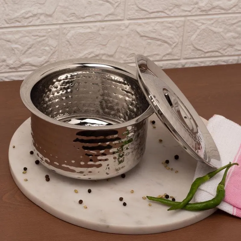Serendipity Stainless Steel Pateela With Lid- 3800 mL media 3