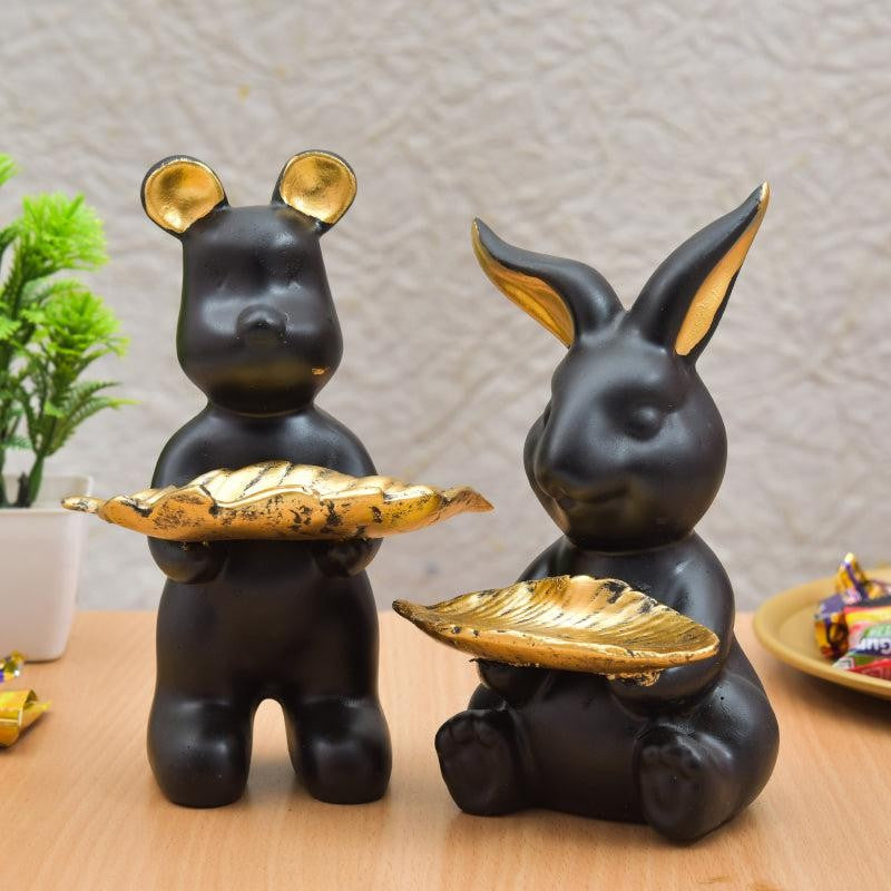 Bunny Buddie Showpiece - Set Of Two