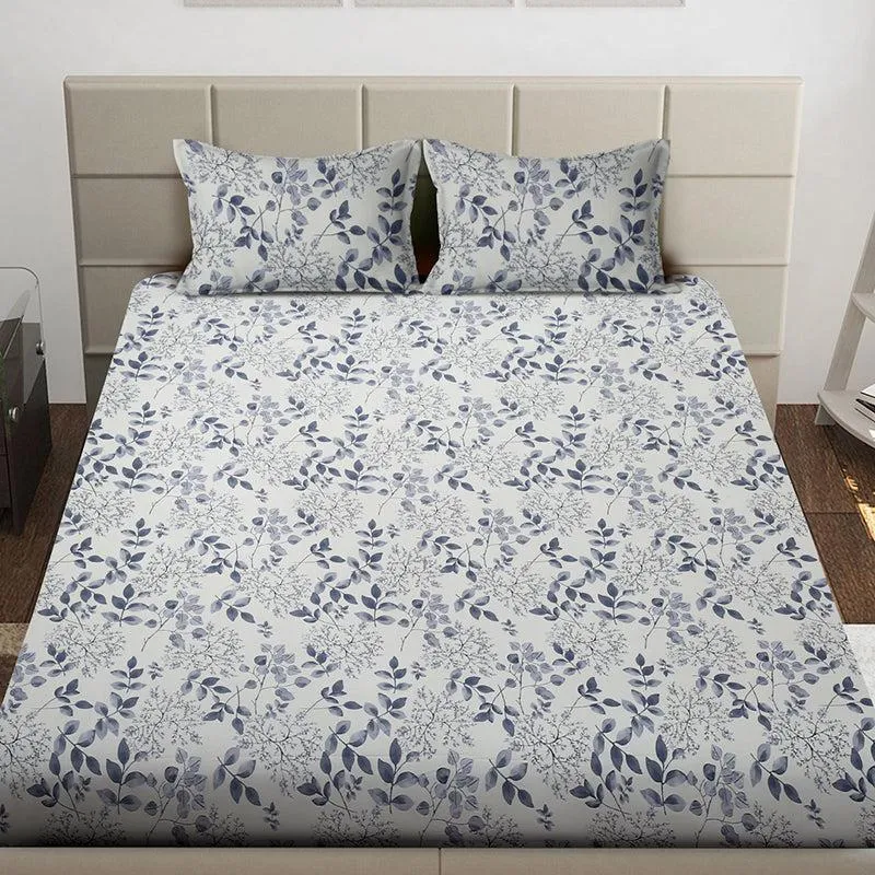 Rosco Floral Bedsheet - 150 GSM media 1