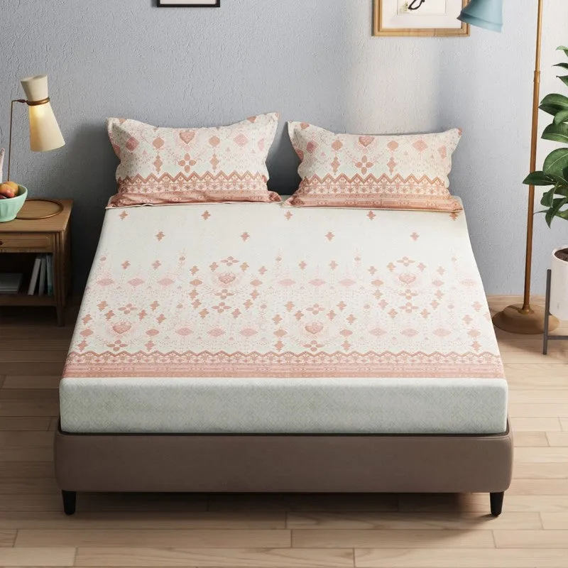 Elvric Bedsheet (Pink) - 115 GSM media 3