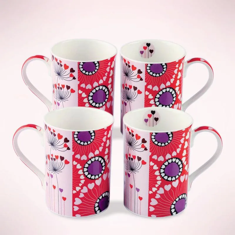 Bronwyn Bone China Coffee Mug (300 mL Each) - Set of Four media 1