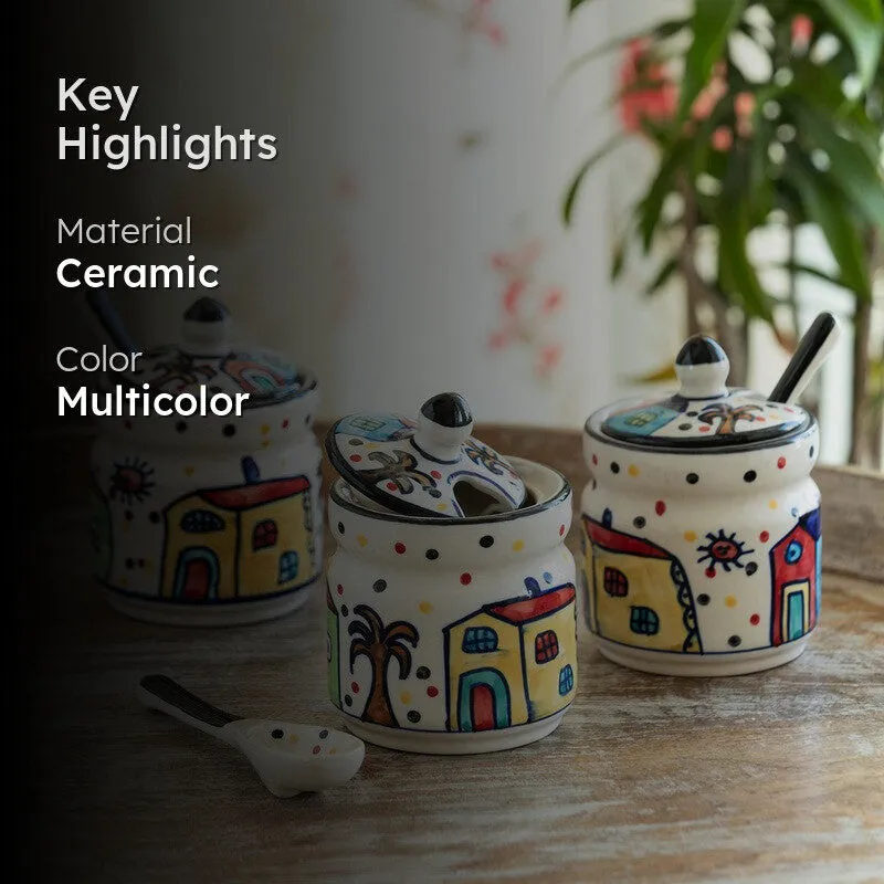 Kalakutir Ceramic Jar Set - Six Piece Set media 2
