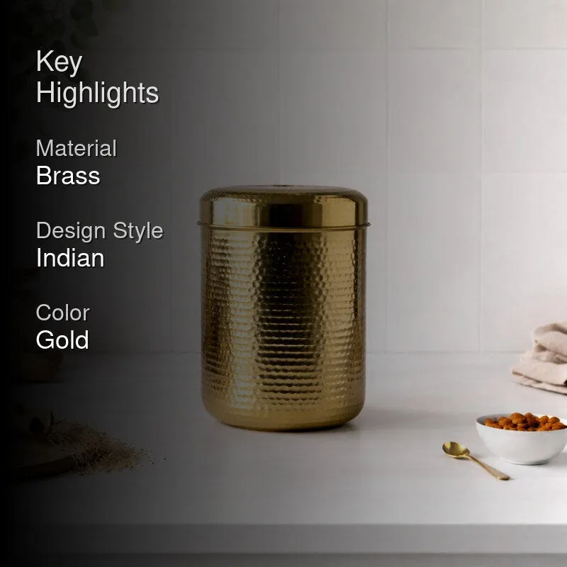 PureForm Gold Brass Container - 8000 mL media 2