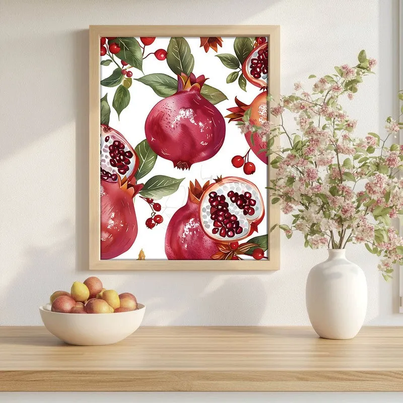 PomegranateFarm Archival Canvas Wall Art - Brown media 1