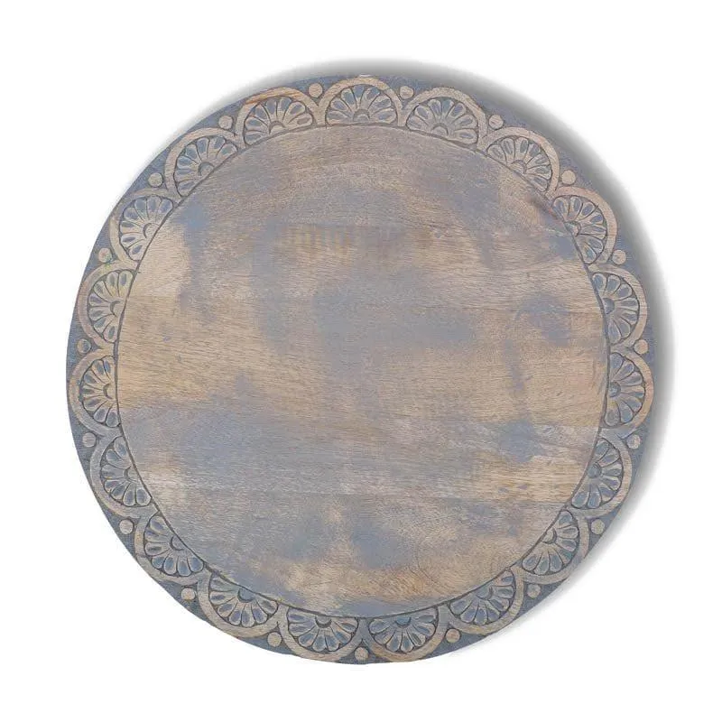 Distressed Wood Floral Lazy Susan media 4