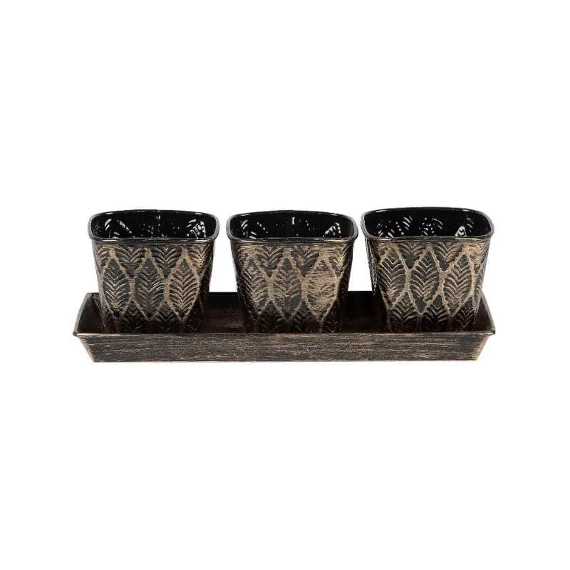 Gajro Gun Planter - Set Of Four media 5