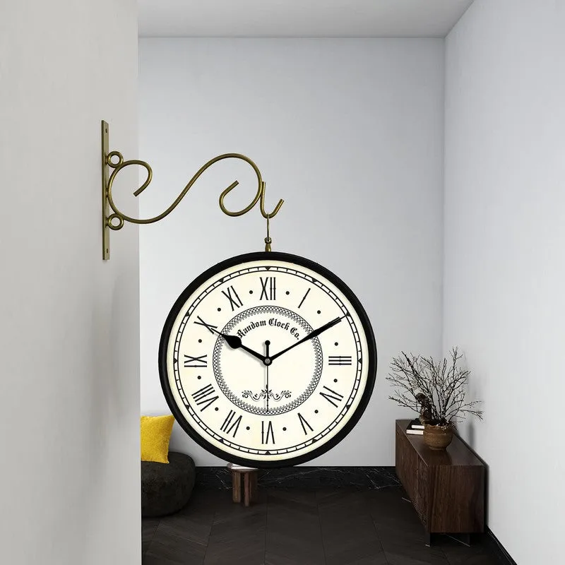 Oldspire Double Sided Wall Clock media 1