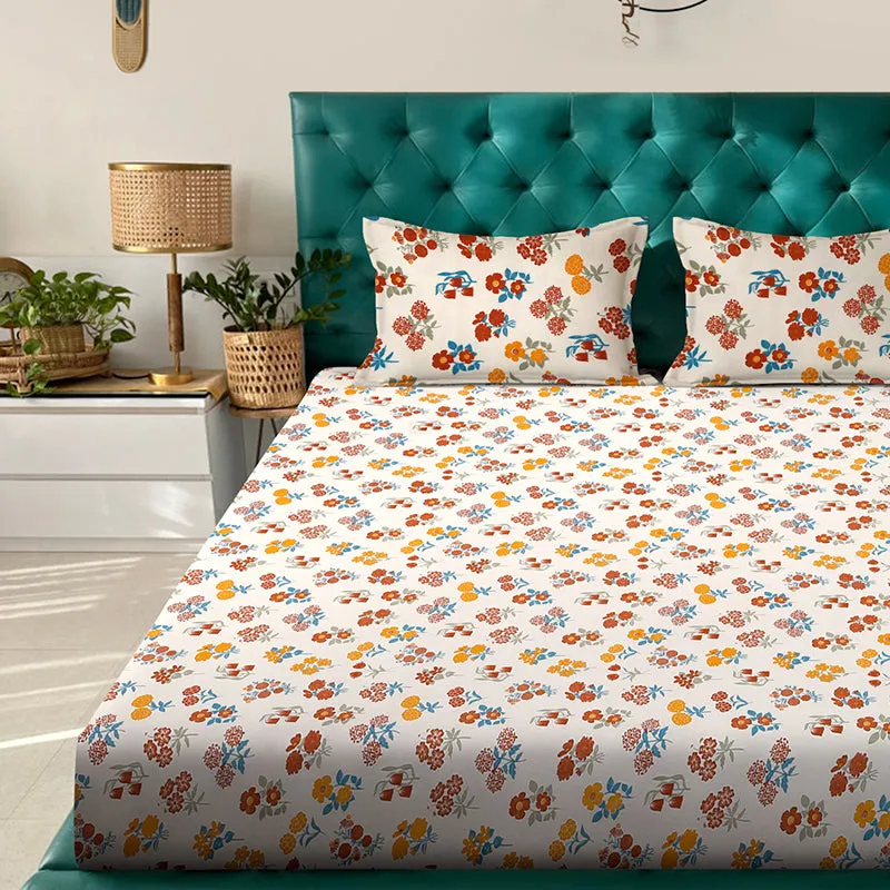 Ahndrea Fitted Bedsheet - 180 GSM media 4