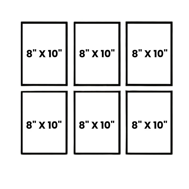 Graviton MDF Photo Frame - Set Of Six media 6