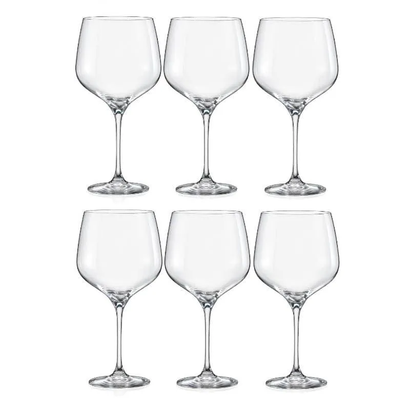 Nova Bohemia Crystal Red Wine Glasses (820 ML) - Set Of Six media 3