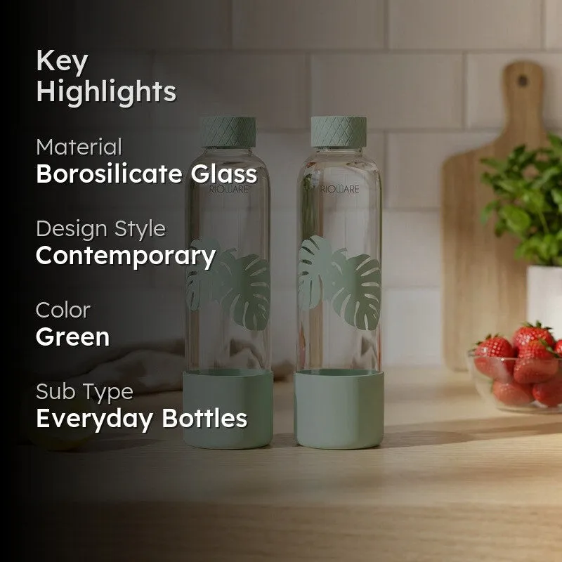 Rioware ClearHydra Reusable Bottle Green (750 mL Each) - Set Of Two media 2