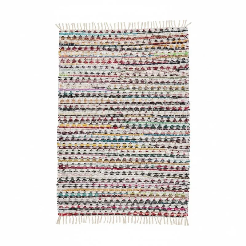 Ceres Hand Woven Cotton Rug media 1