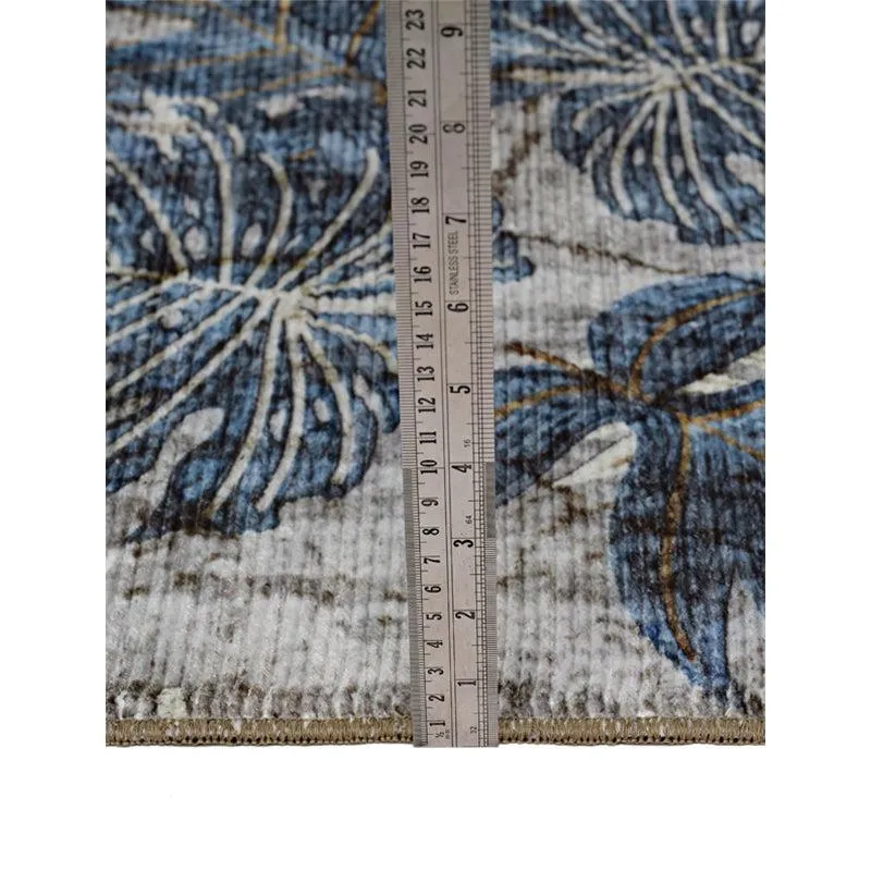 Fariyah Floral Carpet - Blue media 8