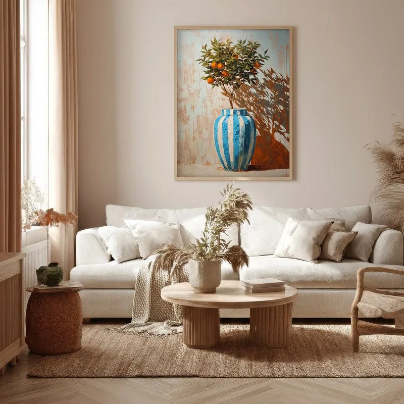 Floravo Canvas Wall Painting With Brown Frame media 5