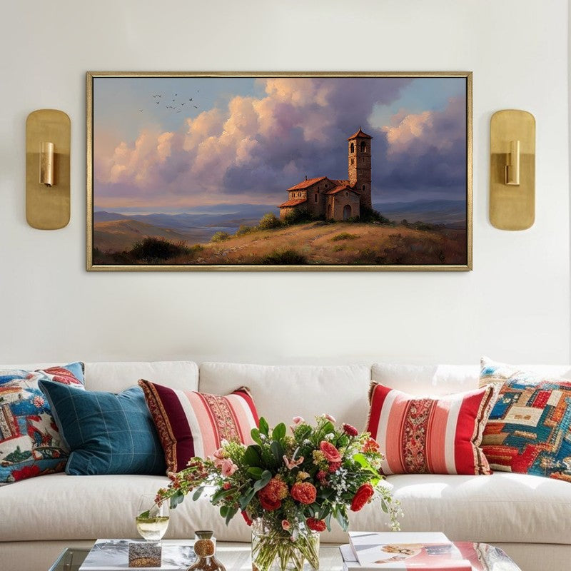 Horizonvale Canvas Wall Painting With Frame