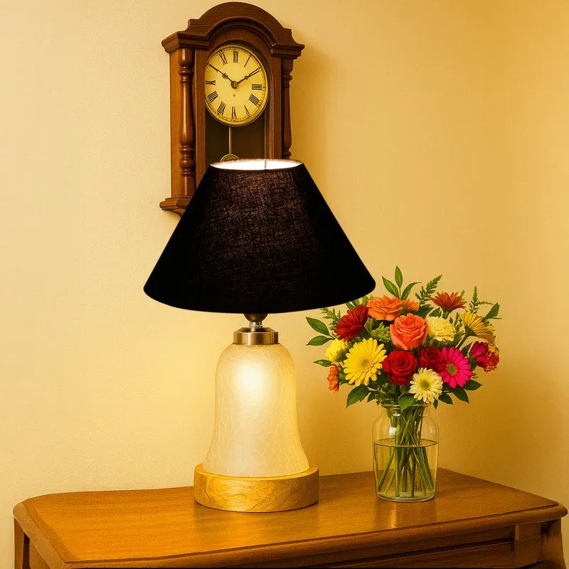 Zoravelle Wooden Table Lamp - Black media 1