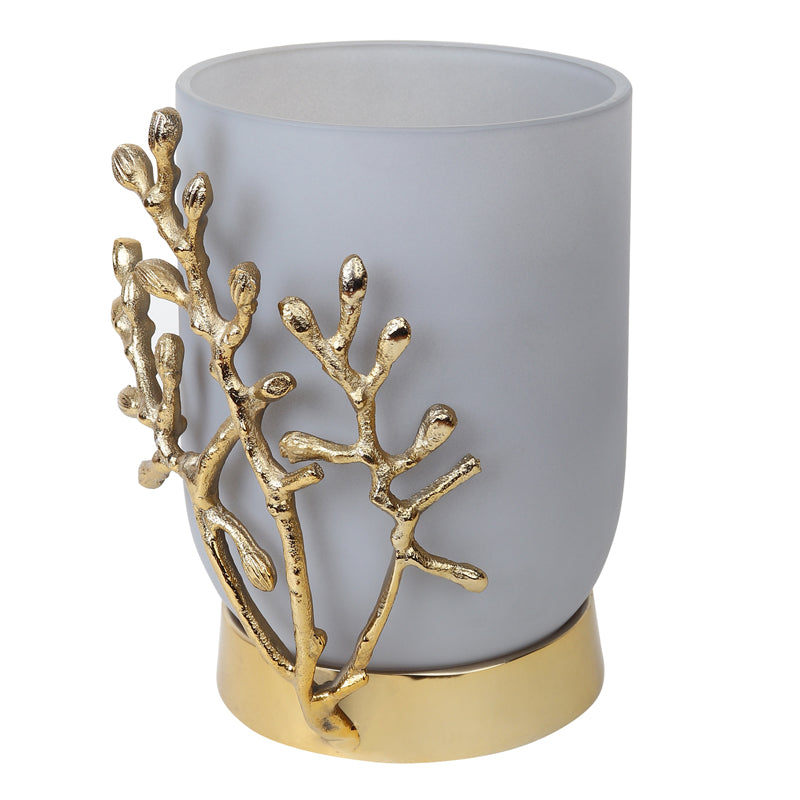 Roscoe Gemma Vase - Grey & Gold media 4