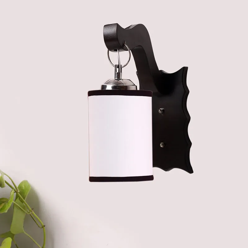 Delphi Edge Wooden Wall Lamp - White media 3