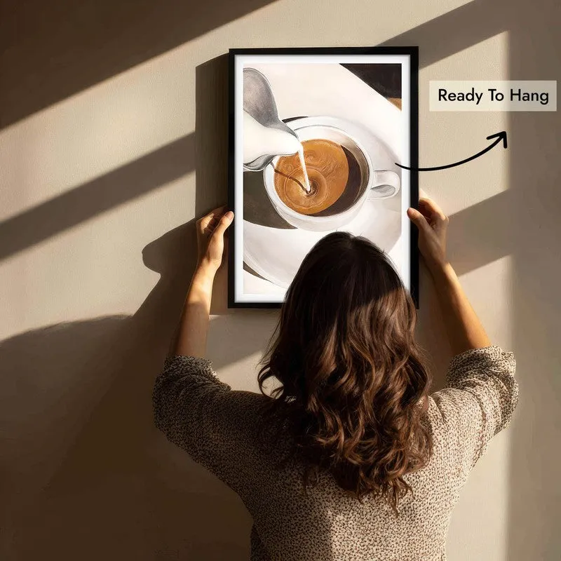 HotPour Archival Canvas Wall Art - Black media 6