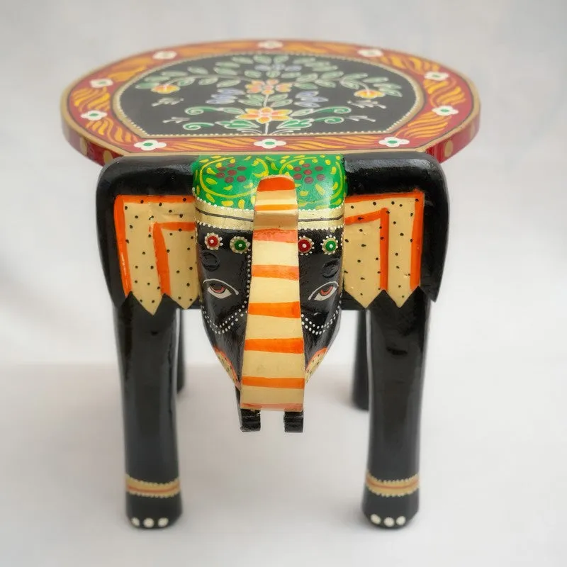 Virex Color Art Mango Wood Stool media 4