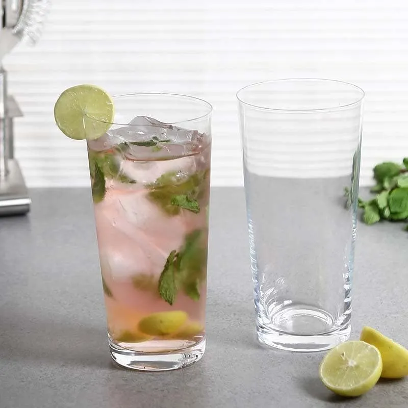 Tapering Bohemia Crystal Collins Glass (400ml) - Set of Six media 2