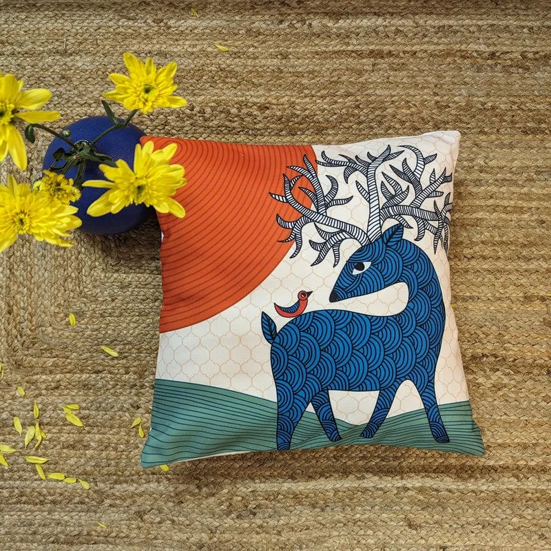 Abstract Animal Art Cushion Cover - Set Of Two media 3