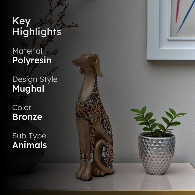 Royal Dog Polyresin Showpiece (13 inches) media 2