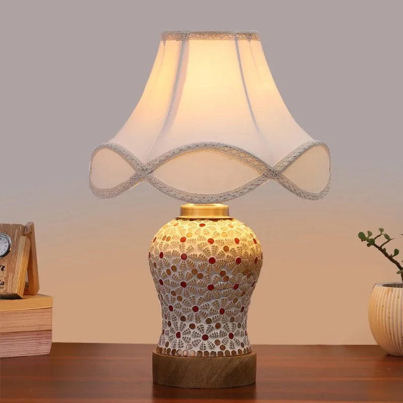 Harmyra Arc Wooden Table Lamp - Multicolor media 3