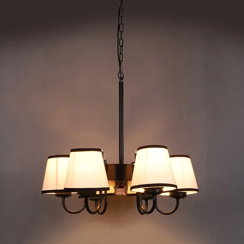 Viya Conical Ceiling Lamp - Black & White media 1