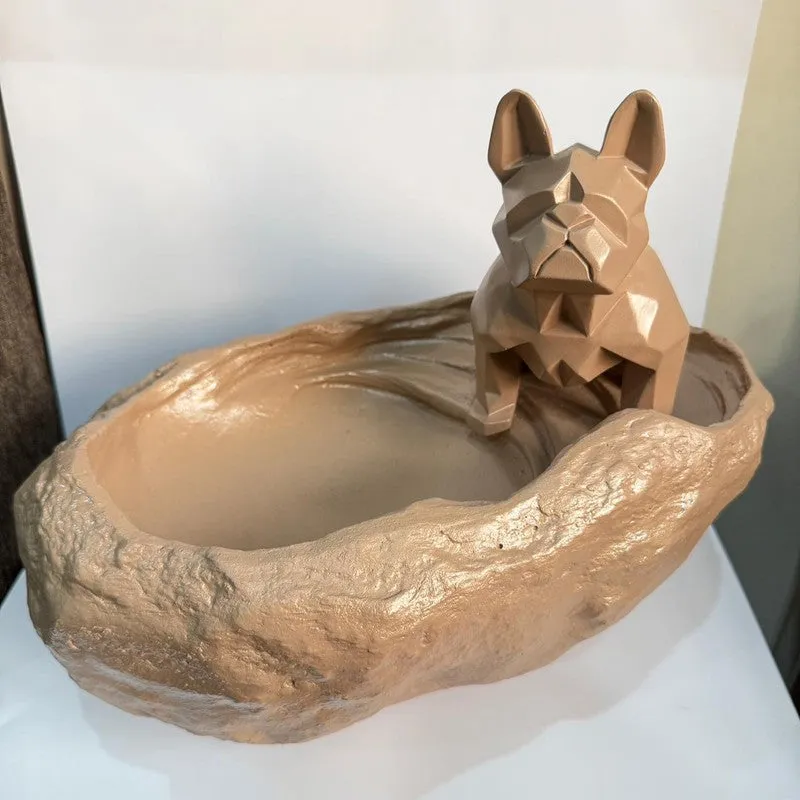 Guardian Dog Resin Urli media 5