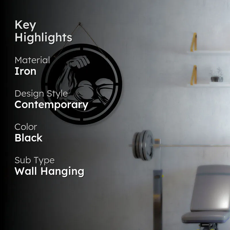 Biceps Pop Iron Wall Accent media 2