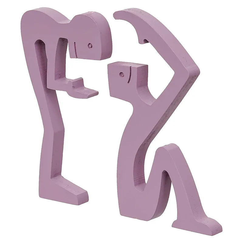 Blushing Desire Wooden Valentine's Showpiece media 4