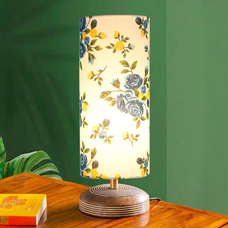 Savera Rosa Fabric Table Lamp - Multicolor