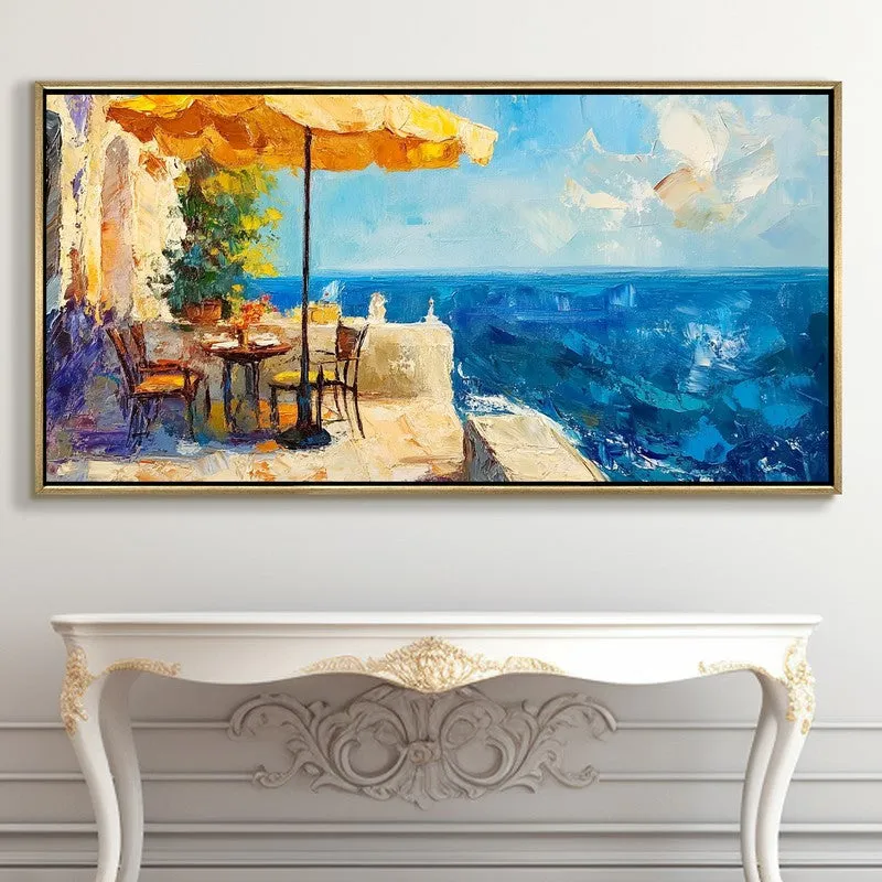 Salted Sunlight Canvas Wall Painting With Frame media 5