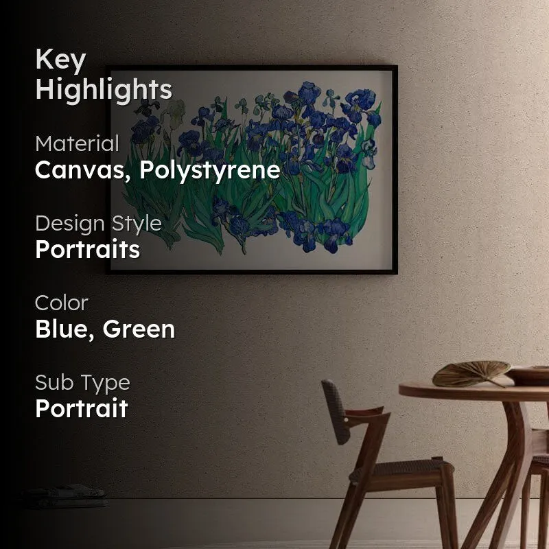 Irises II By Vincent Van Gogh - Black Frame media 2