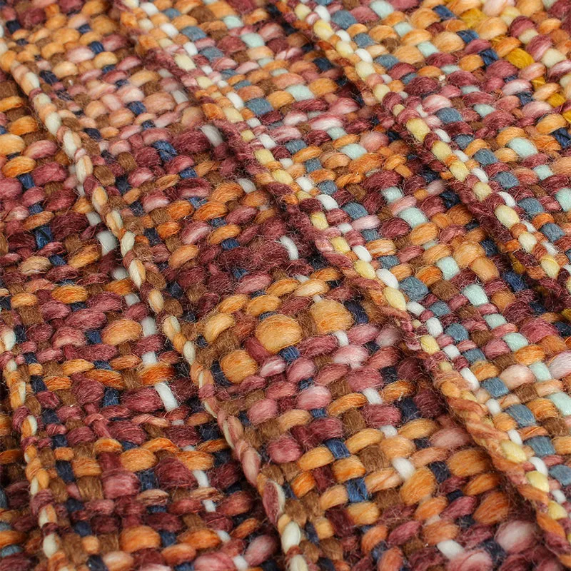 Vibrato Acrylic Throw - Brown,Orange media 4