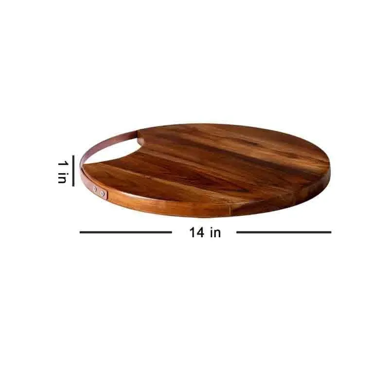 Ebony Wood Platter - Bronze media 6