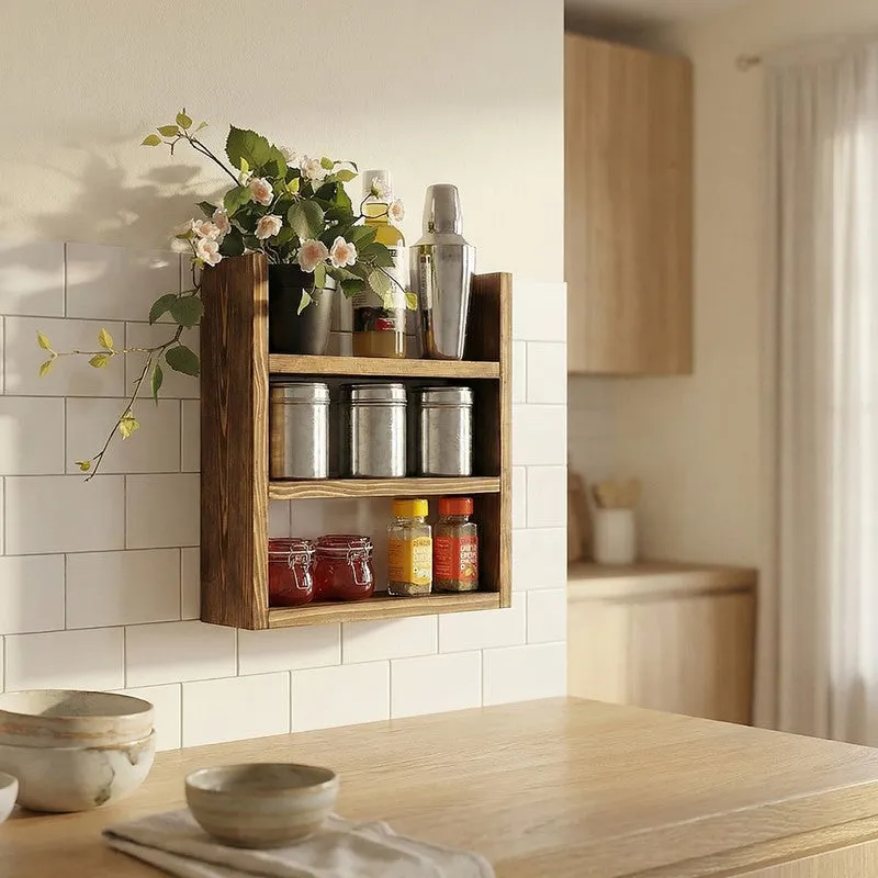Orthos Wooden Kitchen Storage Rack media 1