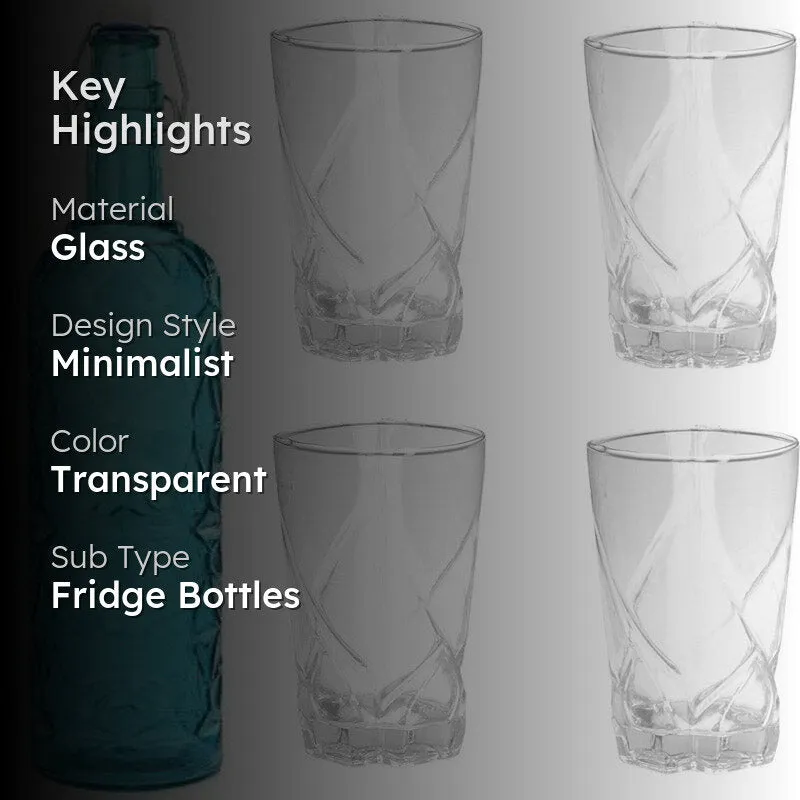 Ulrich 1000 mL Water Bottle With 280 mL Glasses - Five Piece Set media 2