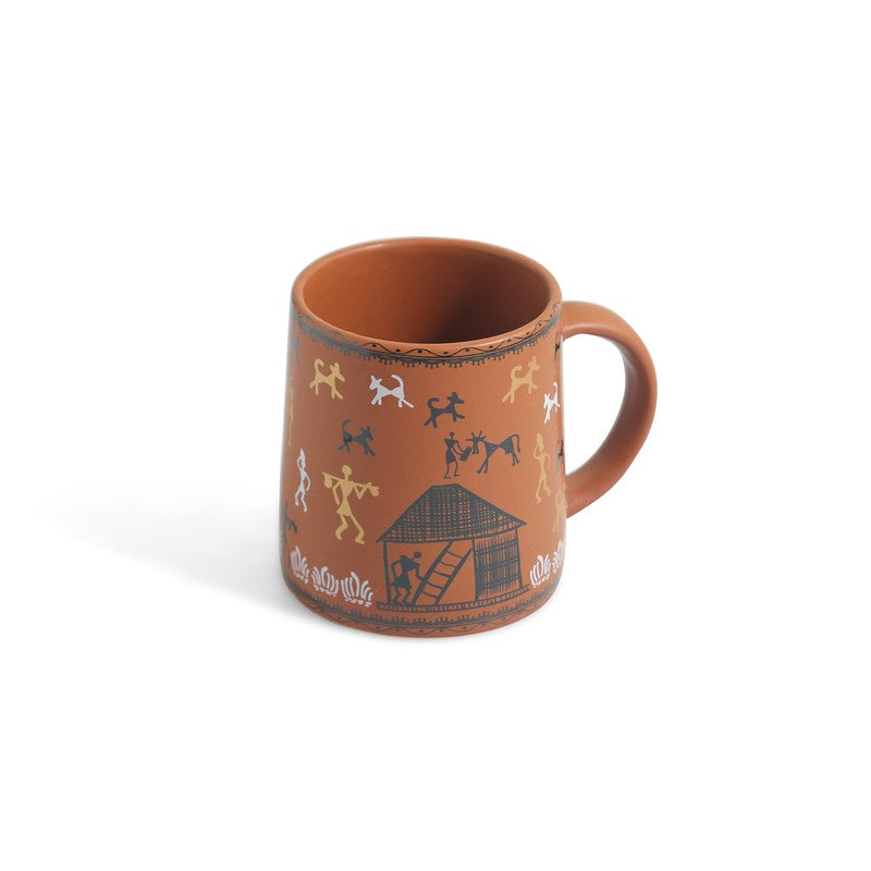 Cozy Ceramic Coffee Mug (300 mL Each) - Set Of Four media 4