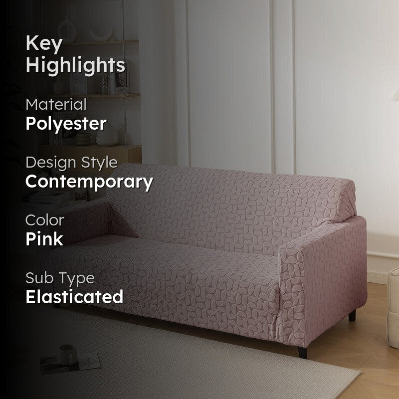 Druvian Sofa Cover - Pink media 2