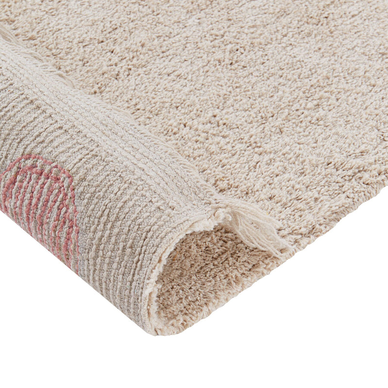 Polka Dream Tufted Cotton Area Rug - Pink media 5